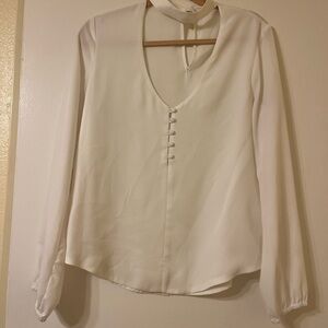 Elegant White Women's Top